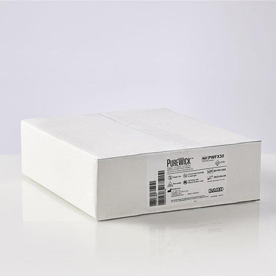 Closed box of 30 PureWick&trade; Female External Catheters